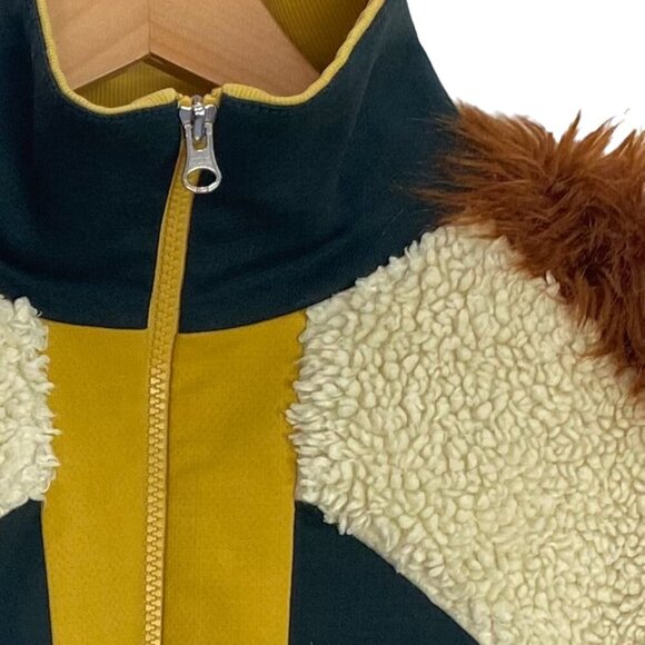 Sea New York Colorblock Faux Fur Track Jacket - Picture 3 of 11